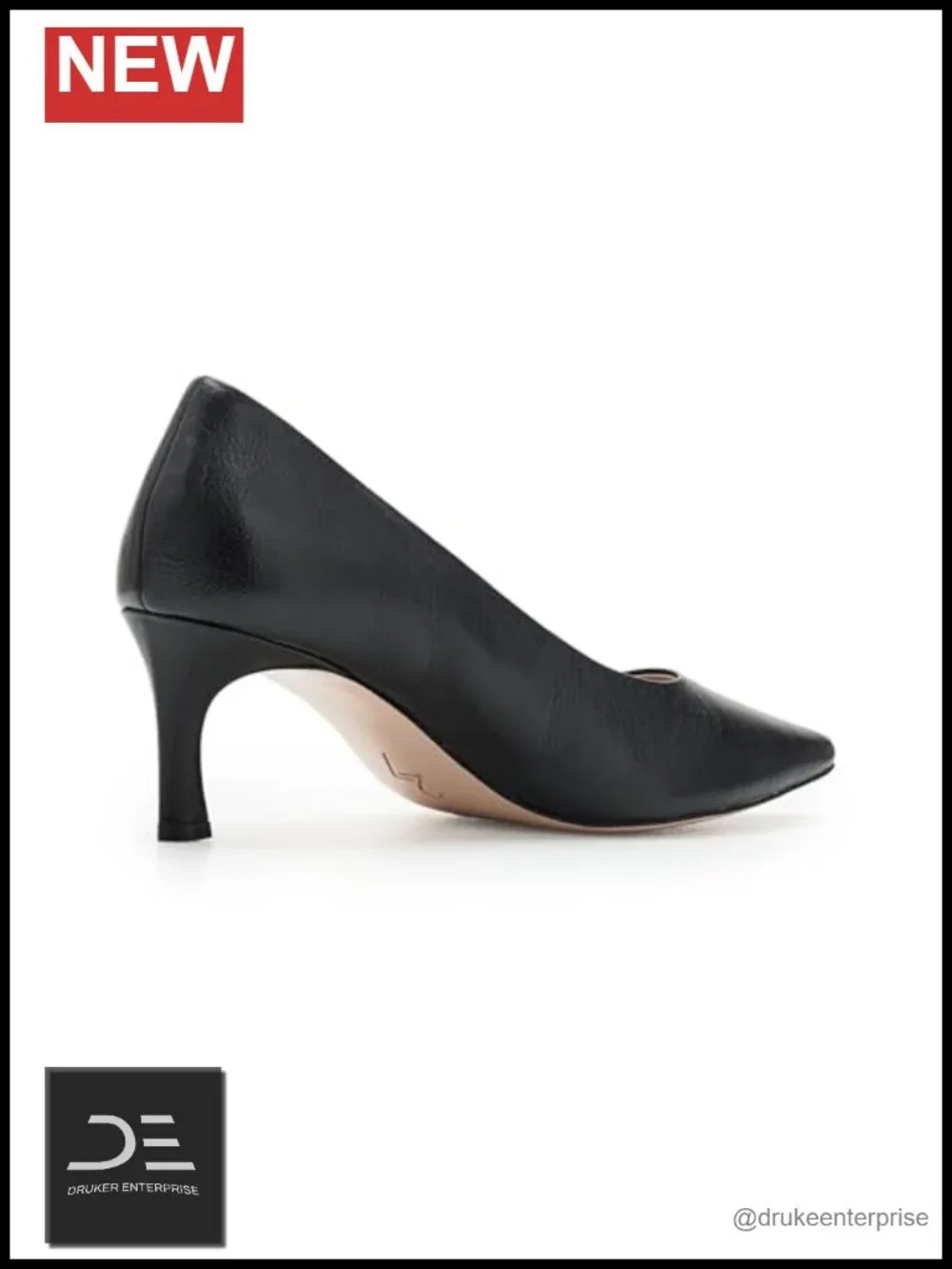 Naturalizer Women's Leather Pointed Toe Flare Heel Pumps Dress Office Shoes